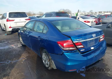 2014 Honda Civic Lx z USA, uszkodzony, nr VIN 19XFB2F50EE030195